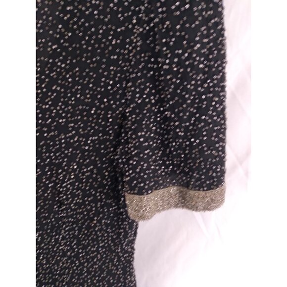 Vtg. Stenay MidCentury Style Silk Shell Beaded Formal Cocktail Midi Dress Sz 8 - Picture 12 of 16